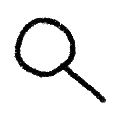 Magnifying glass search icon for exploring zodiac signs and astrology